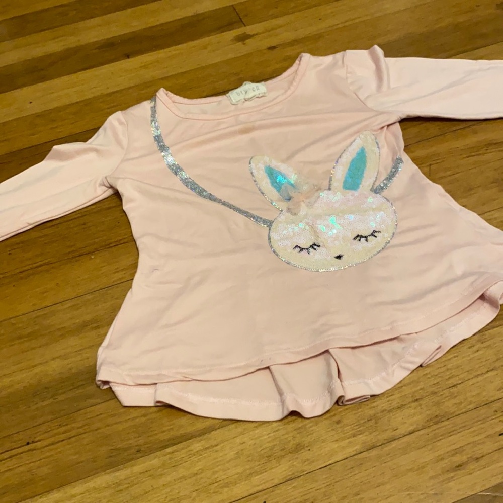 Bunny purse shirt